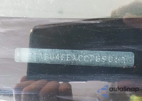 2012 Toyota Corolla Le from USA, damaged, VIN 2T1BU4EEXCC789051